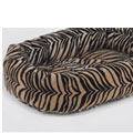 animal print safari donut bed: teacup, small, medium, large & xl dog bed
