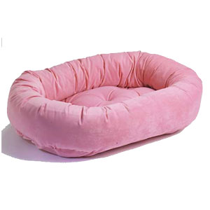 pink dog beds for large dogs