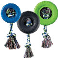 dog tire + rope toys