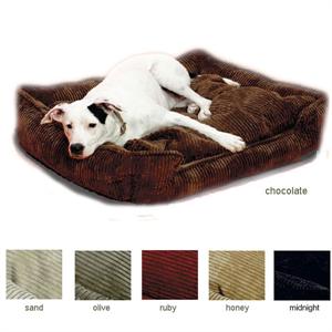 lounge bed - corduroy dog bed